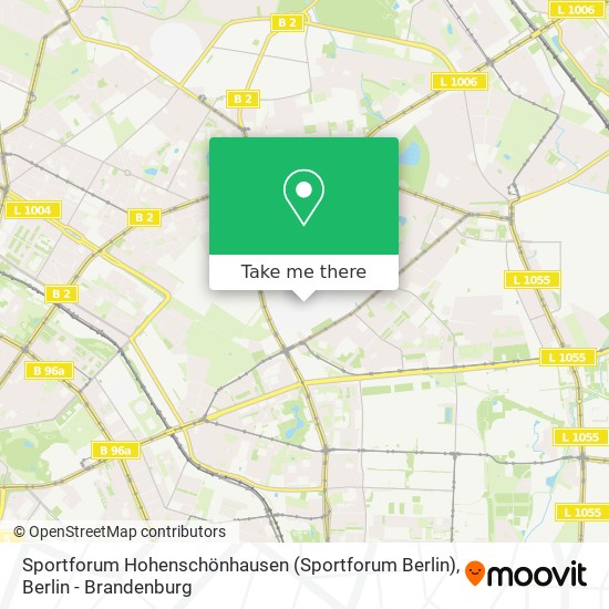 Карта Sportforum Hohenschönhausen (Sportforum Berlin)