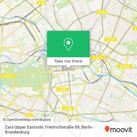 Zara Upper Eastside, Friedrichstraße 88 map