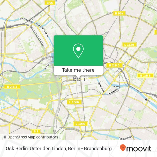 Osk Berlin, Unter den Linden map