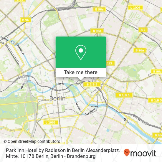 Park Inn Hotel by Radisson in Berlin Alexanderplatz, Mitte, 10178 Berlin map