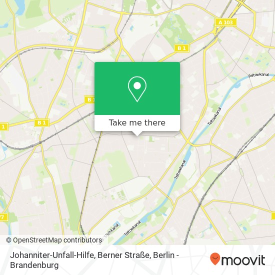 Johanniter-Unfall-Hilfe, Berner Straße map