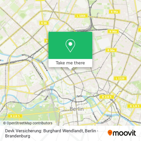 Карта Devk Versicherung: Burghard Wendlandt