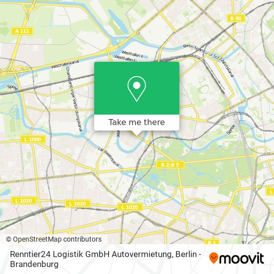 Карта Renntier24 Logistik GmbH Autovermietung