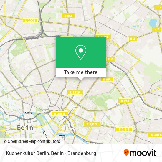 Карта Küchenkultur Berlin