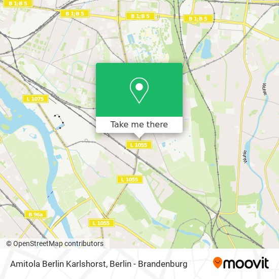 Карта Amitola Berlin Karlshorst
