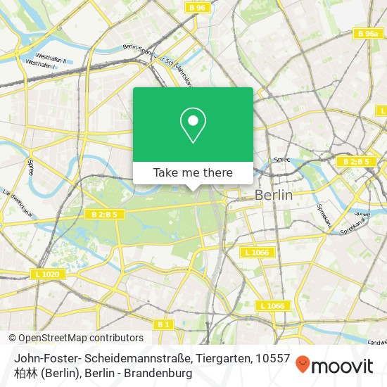 John-Foster- Scheidemannstraße, Tiergarten, 10557 柏林 (Berlin) map