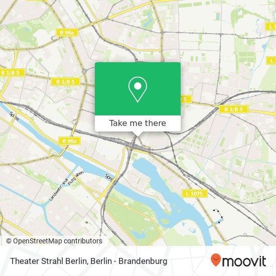 Theater Strahl Berlin map