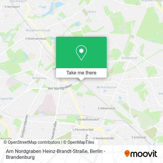 Карта Am Nordgraben Heinz-Brandt-Straße