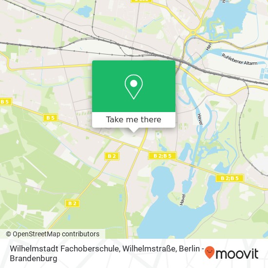 Карта Wilhelmstadt Fachoberschule, Wilhelmstraße