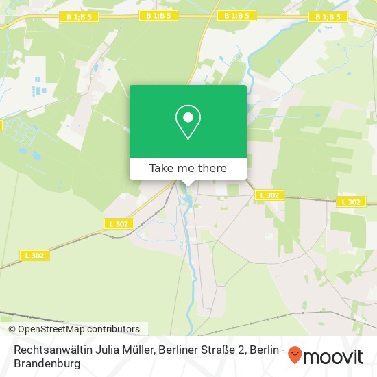 Rechtsanwältin Julia Müller, Berliner Straße 2 map