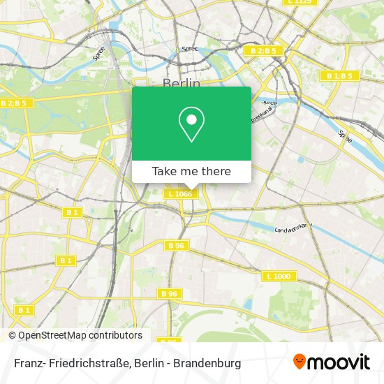Карта Franz- Friedrichstraße