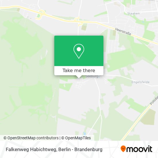 Карта Falkenweg Habichtweg