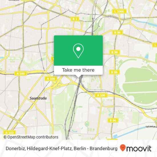 Donerbiz, Hildegard-Knef-Platz map