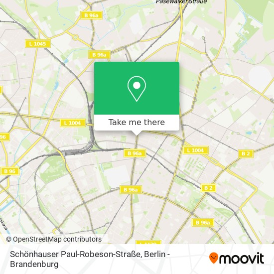 Schönhauser Paul-Robeson-Straße map