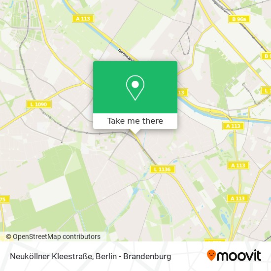 Neuköllner Kleestraße map