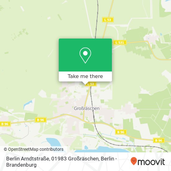 Berlin Arndtstraße, 01983 Großräschen map
