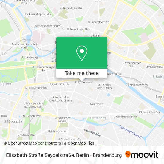 Elisabeth-Straße Seydelstraße map