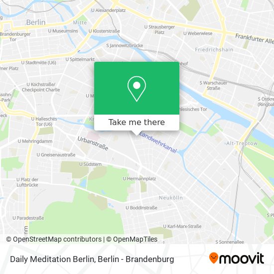 Daily Meditation Berlin map