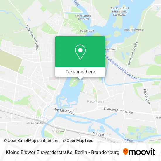 Карта Kleine Eiswer Eiswerderstraße