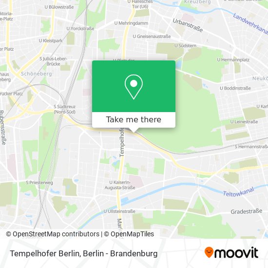 Tempelhofer Berlin map