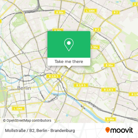 Mollstraße / B2 map