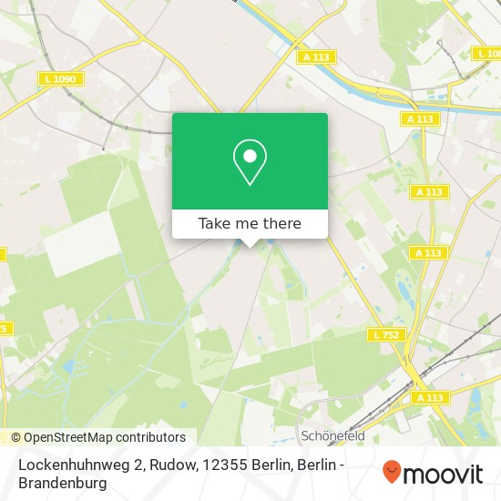 Lockenhuhnweg 2, Rudow, 12355 Berlin map