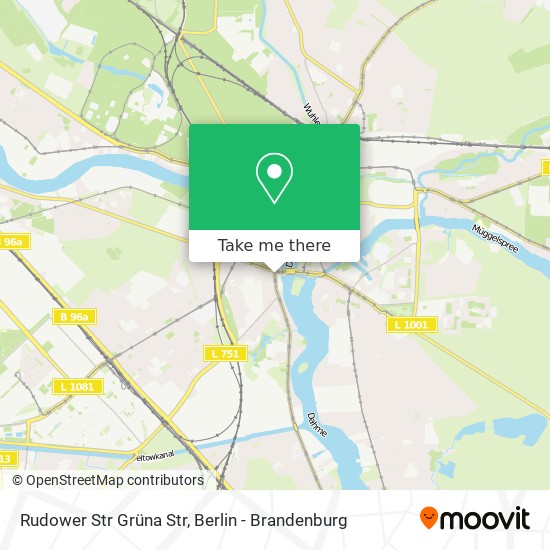 Карта Rudower Str Grüna Str