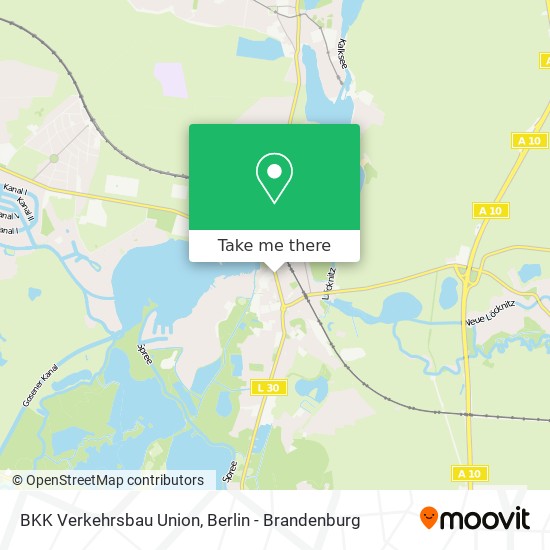 Карта BKK Verkehrsbau Union