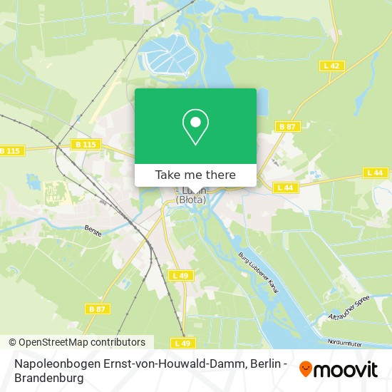 Карта Napoleonbogen Ernst-von-Houwald-Damm
