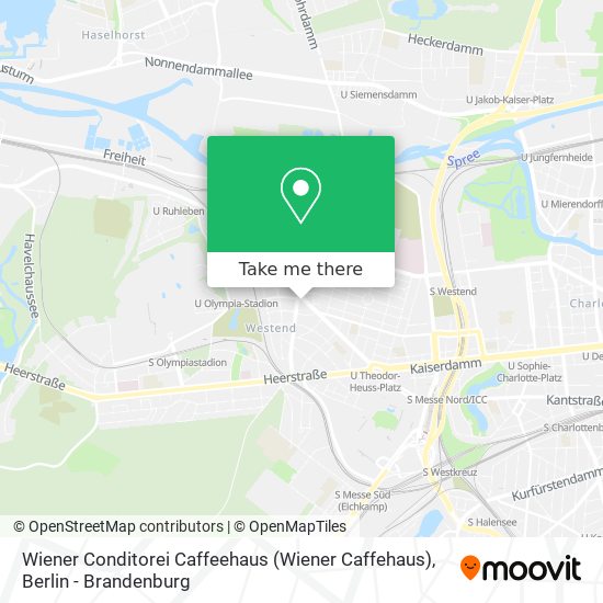 Карта Wiener Conditorei Caffeehaus (Wiener Caffehaus)