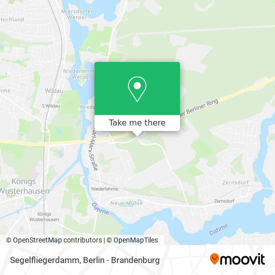 Карта Segelfliegerdamm