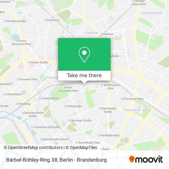 Bärbel-Bohley-Ring 38 map