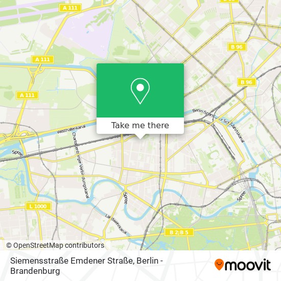 Карта Siemensstraße Emdener Straße
