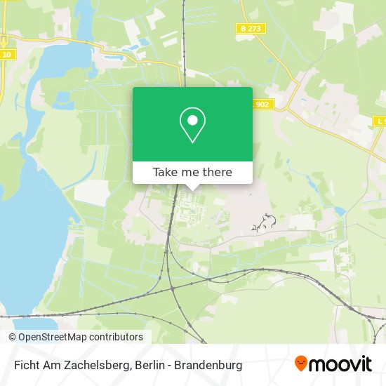 Карта Ficht Am Zachelsberg