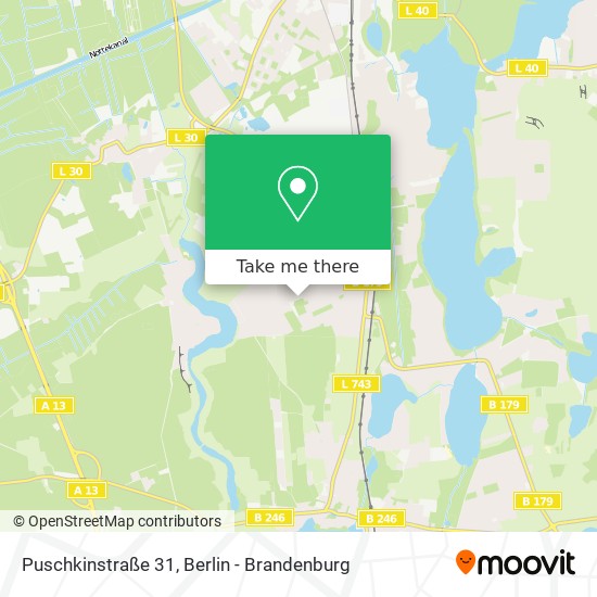 Puschkinstraße 31 map