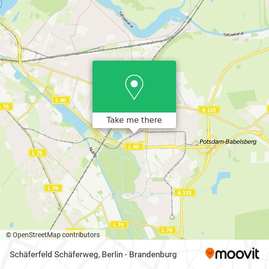 Schäferfeld Schäferweg map