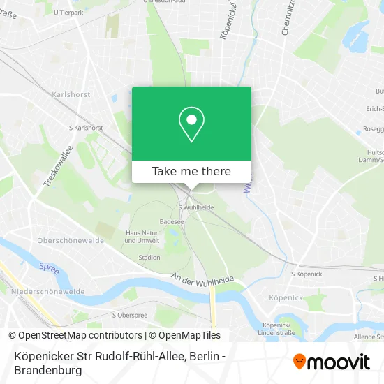 Карта Köpenicker Str Rudolf-Rühl-Allee