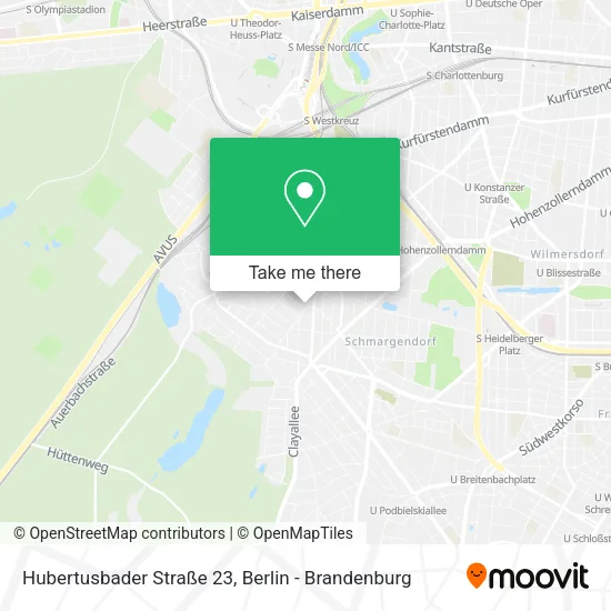 Hubertusbader Straße 23 map