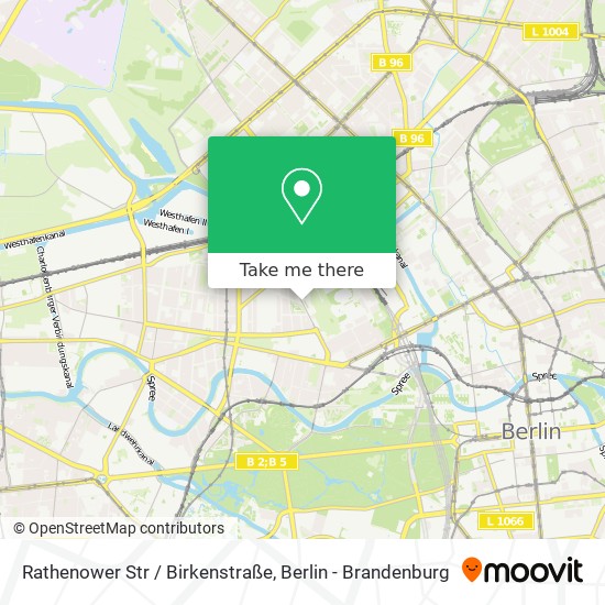 Rathenower Str / Birkenstraße map