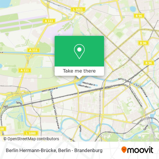 Berlin Hermann-Brücke map