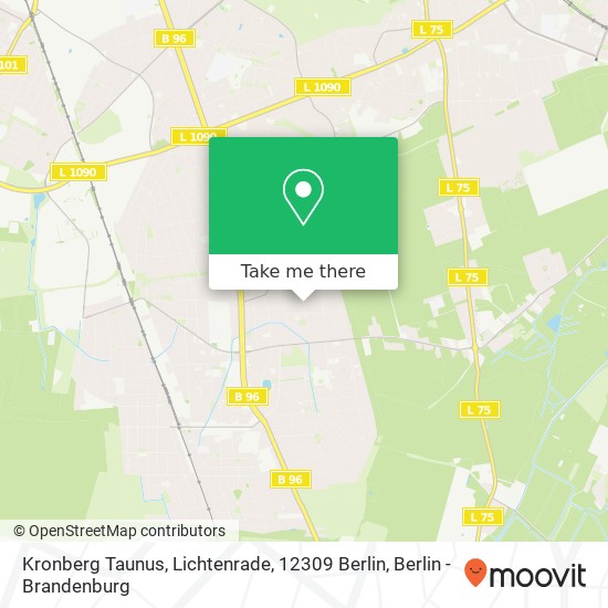 Kronberg Taunus, Lichtenrade, 12309 Berlin map
