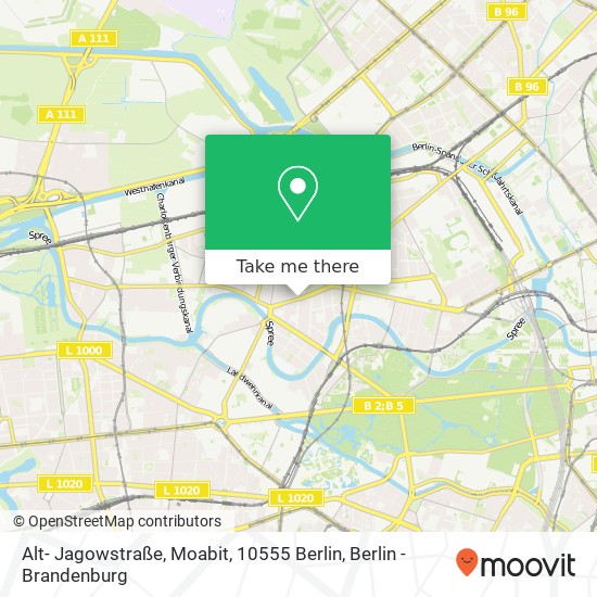 Alt- Jagowstraße, Moabit, 10555 Berlin map