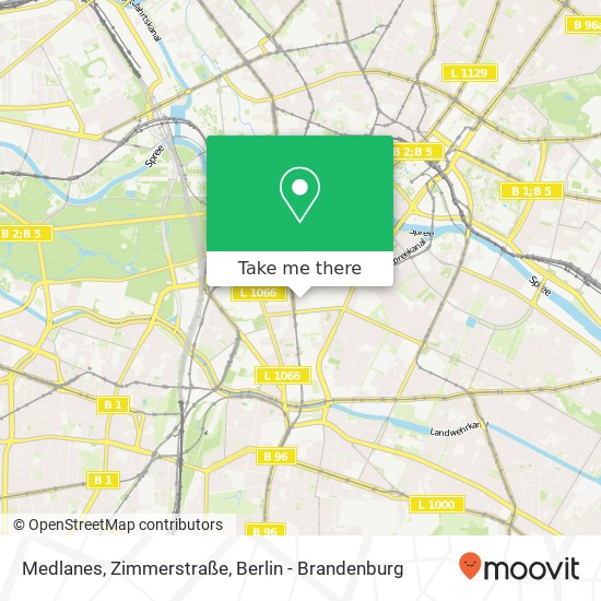 Карта Medlanes, Zimmerstraße