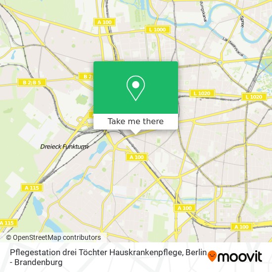 Pflegestation drei Töchter Hauskrankenpflege map