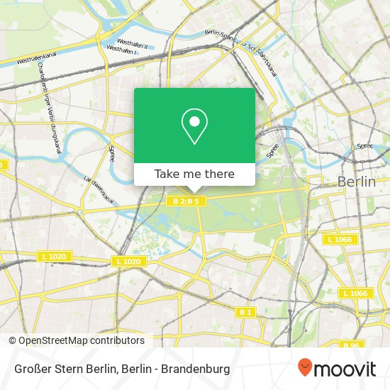 Großer Stern Berlin map