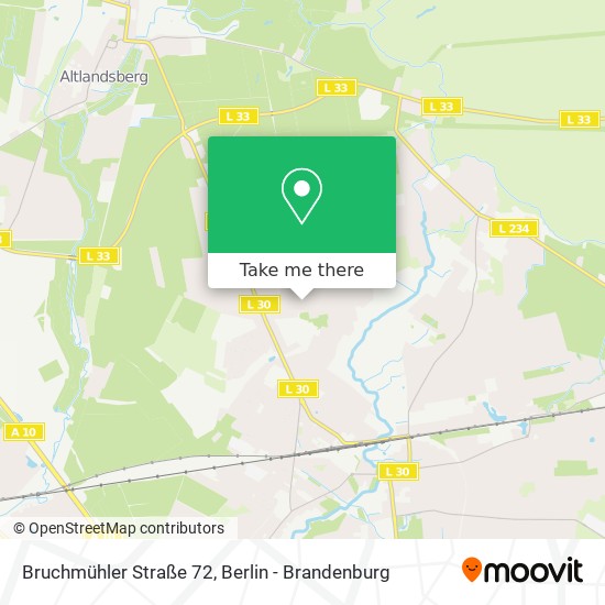 Карта Bruchmühler Straße 72