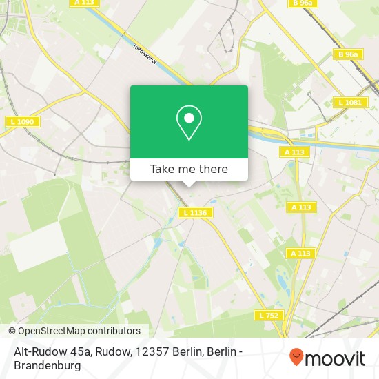 Alt-Rudow 45a, Rudow, 12357 Berlin map