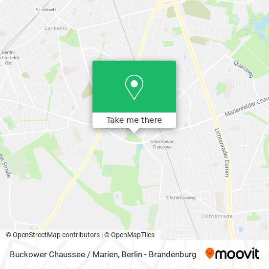 Buckower Chaussee / Marien map