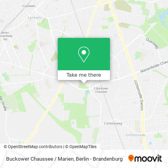Buckower Chaussee / Marien map