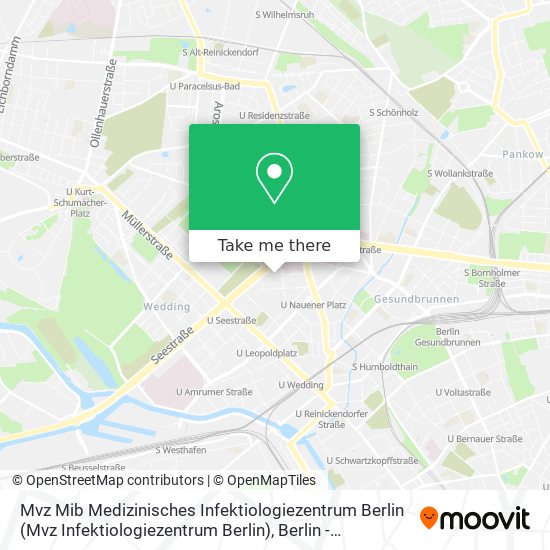 Mvz Mib Medizinisches Infektiologiezentrum Berlin (Mvz Infektiologiezentrum Berlin) map